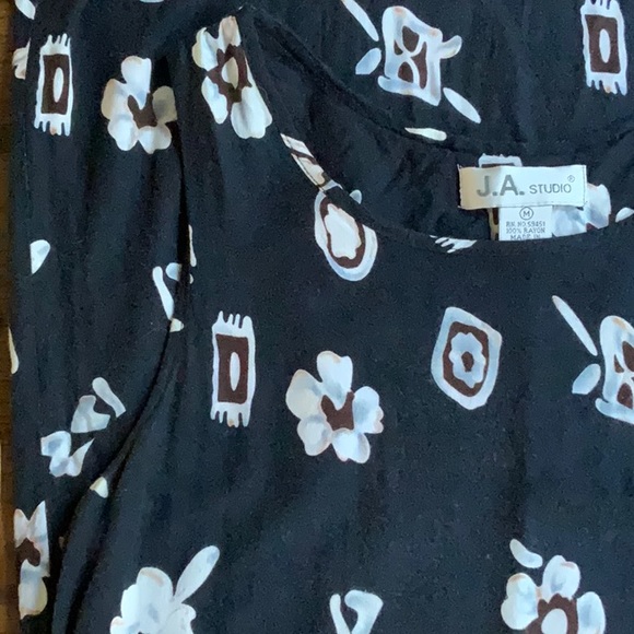 Vintage patterned dress - Picture 4 of 6